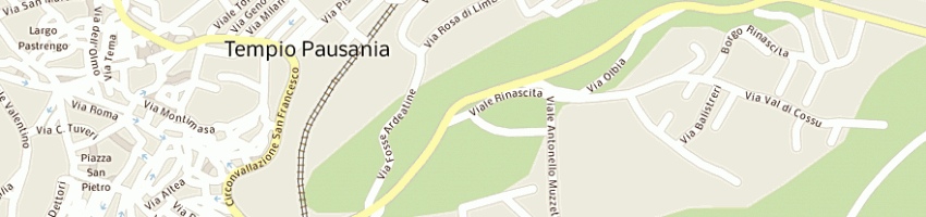 Mappa della impresa esse ricambi sas di piga salvatore e c a TEMPIO PAUSANIA