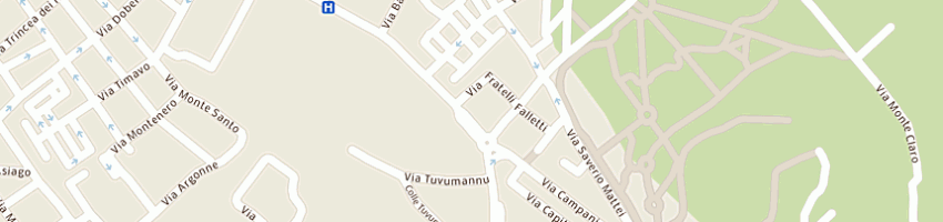 Mappa della impresa canu marcello antonio a CAGLIARI