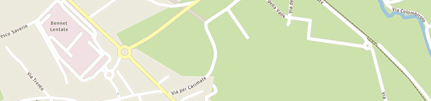 Mappa della impresa angelo baccega sas a LENTATE SUL SEVESO