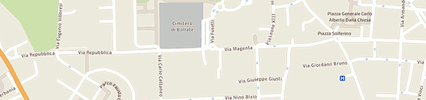 Mappa della impresa demurtas antonio a BOLLATE