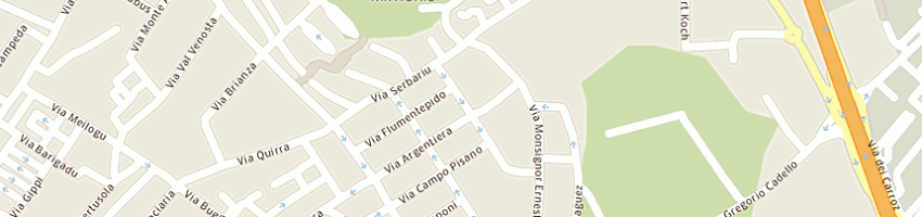 Mappa della impresa cau gianfranco a CAGLIARI