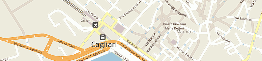 Mappa della impresa istituto ottico bertola a CAGLIARI
