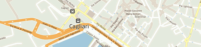 Mappa della impresa quaquero angela maria a CAGLIARI