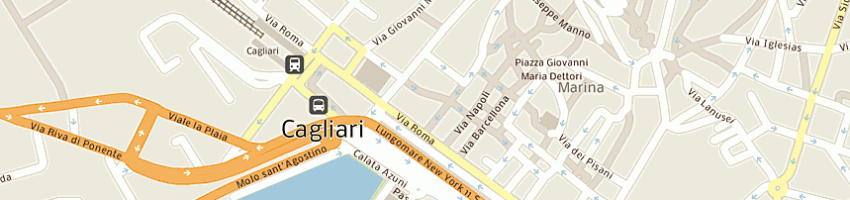 Mappa della impresa monni piero luigi a CAGLIARI