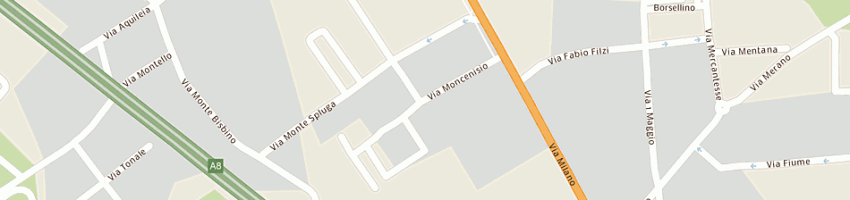 Mappa della impresa nolo cantieri srl a BARANZATE