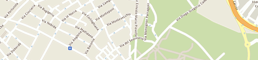 Mappa della impresa sanna angelo a CAGLIARI