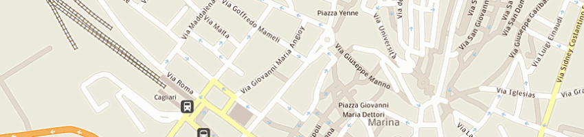Mappa della impresa castangia 1850 a CAGLIARI