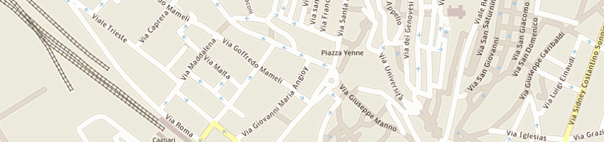 Mappa della impresa ristorante 4 mori srl a CAGLIARI