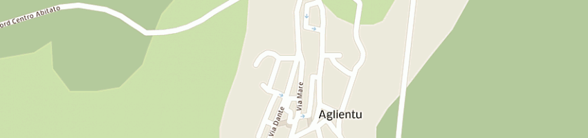 Mappa della impresa panificio melaiu sas di melaiu maria tilde e c a AGLIENTU