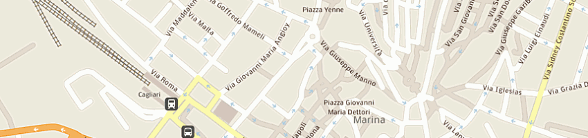 Mappa della impresa bellezza antiquity a CAGLIARI