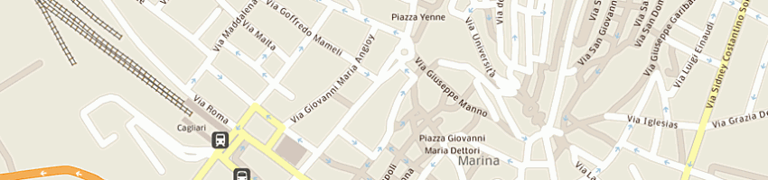 Mappa della impresa caffetteria del largo a CAGLIARI