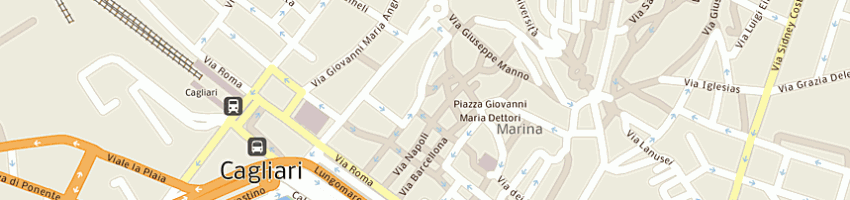 Mappa della impresa sechi loretta a CAGLIARI
