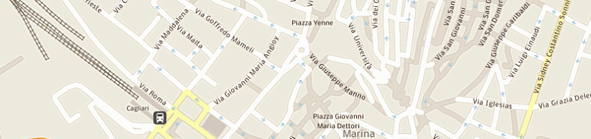 Mappa della impresa deliperi a CAGLIARI