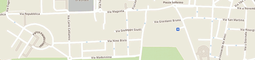 Mappa della impresa donato mauro a BOLLATE