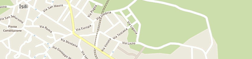 Mappa della impresa mameli luigi a ISILI