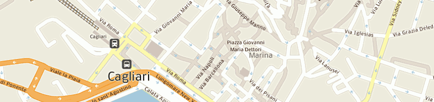 Mappa della impresa durke maurizia pala srl a CAGLIARI
