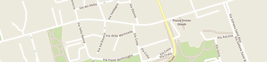 Mappa della impresa onlight srl a MILANO