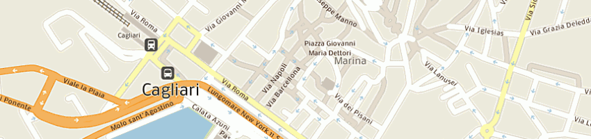 Mappa della impresa associazione la rugiada a CAGLIARI