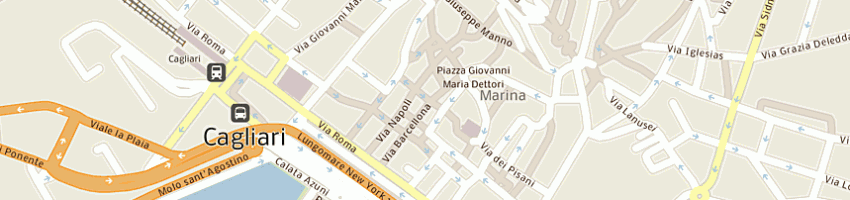 Mappa della impresa societa nazionale di salvamento sezione di cagliari a CAGLIARI