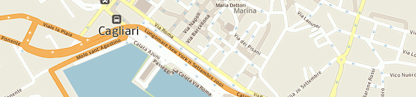 Mappa della impresa flli locci di salvatore locci snc a CAGLIARI