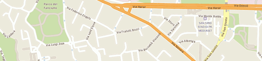 Mappa della impresa camia andrea antonio a MILANO
