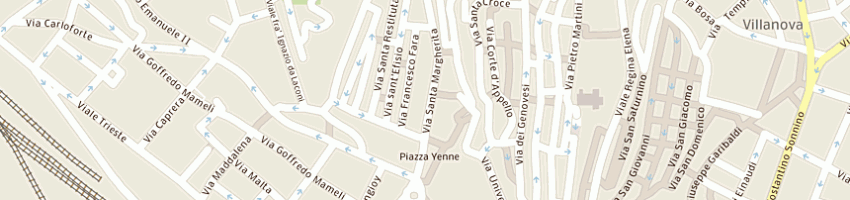 Mappa della impresa centro controllo sordita' (srl) a CAGLIARI