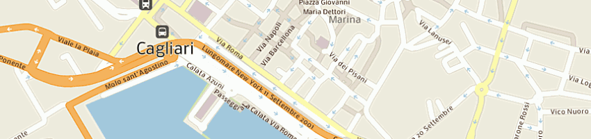 Mappa della impresa cillo andrea a CAGLIARI