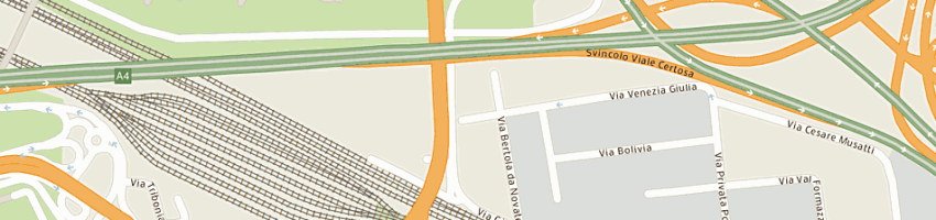 Mappa della impresa revin srl a MILANO
