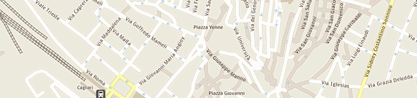 Mappa della impresa ap 1930 di arrais daniela a CAGLIARI