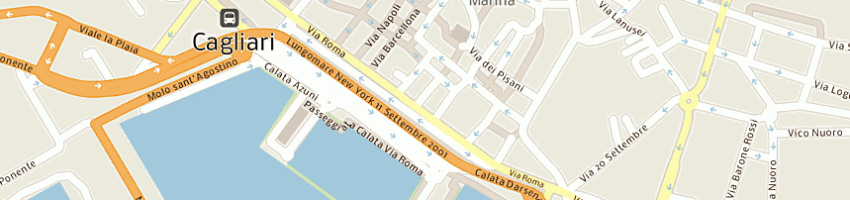 Mappa della impresa foto ottica karalis srl a CAGLIARI