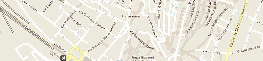 Mappa della impresa sardagas petroli sas a CAGLIARI