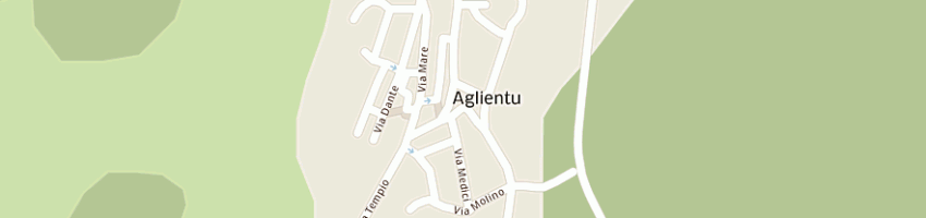 Mappa della impresa sotggiu e suelzu a AGLIENTU