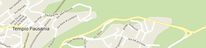 Mappa della impresa dema di marras michele a TEMPIO PAUSANIA