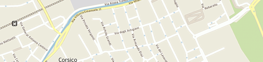Mappa della impresa e d cafe' di bianchi e e ceschini d snc a CORSICO