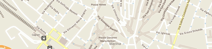 Mappa della impresa chiesa di s antonio a CAGLIARI