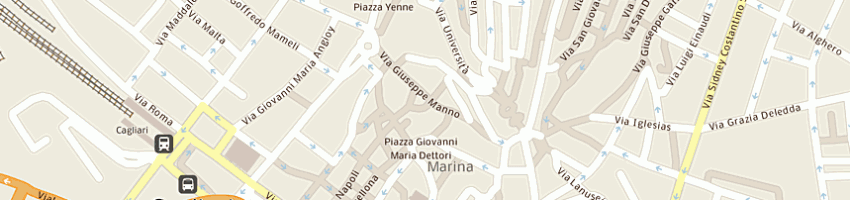 Mappa della impresa calceos srl uninominale a CAGLIARI