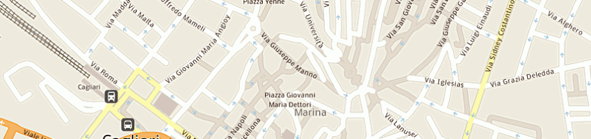 Mappa della impresa via manno 48 di alberto atzori a CAGLIARI