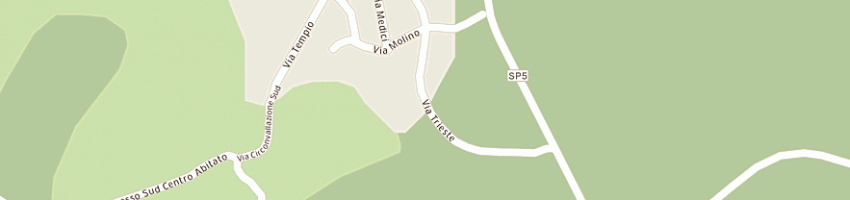 Mappa della impresa panificio melaiu sas di melaiu maria tilde e c a AGLIENTU