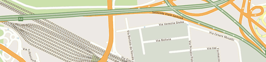 Mappa della impresa piccin arte srl a MILANO
