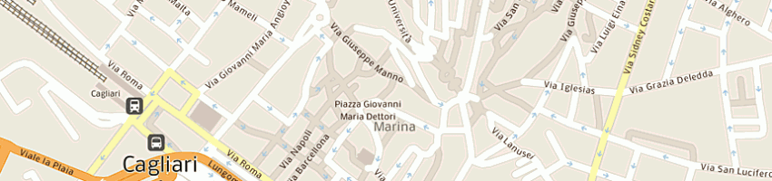 Mappa della impresa associazione formazione professionale e addestramento al lavoro a CAGLIARI