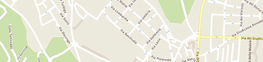 Mappa della impresa girau paolo a CAGLIARI