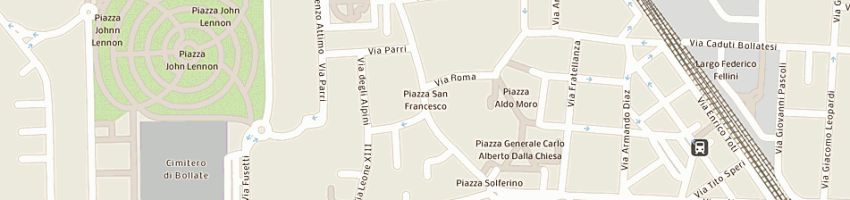 Mappa della impresa bertolini enrico a BOLLATE