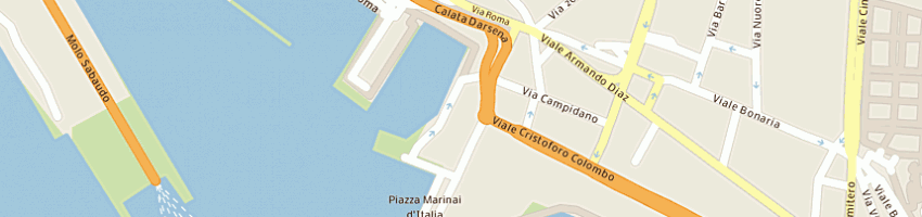 Mappa della impresa capitaneria di porto e direzione marittima - molo capitaneria a CAGLIARI