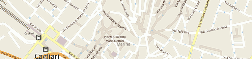 Mappa della impresa le spose di olla patrizia a CAGLIARI