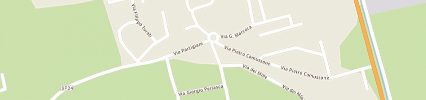 Mappa della impresa beretta felice a VELLEZZO BELLINI