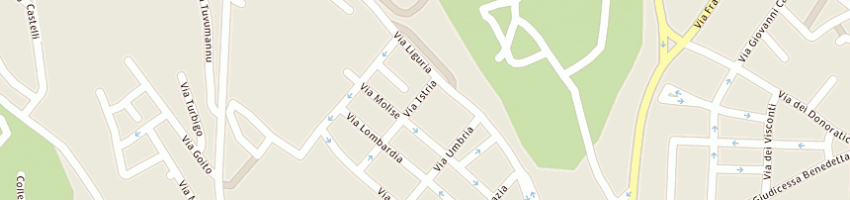Mappa della impresa gas calabro' sas di marina calabro' e c a CAGLIARI