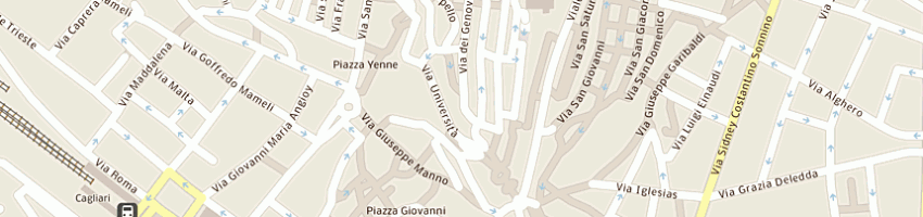 Mappa della impresa ristorante mario' srl a CAGLIARI