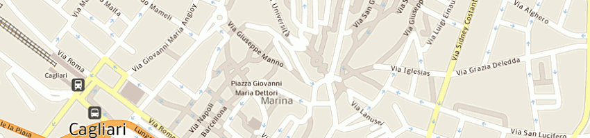 Mappa della impresa la cocco libreria srl a CAGLIARI
