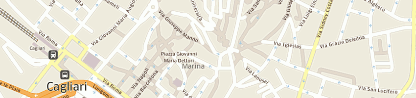 Mappa della impresa collegio periti industriali e per ind laur prov cagliari a CAGLIARI