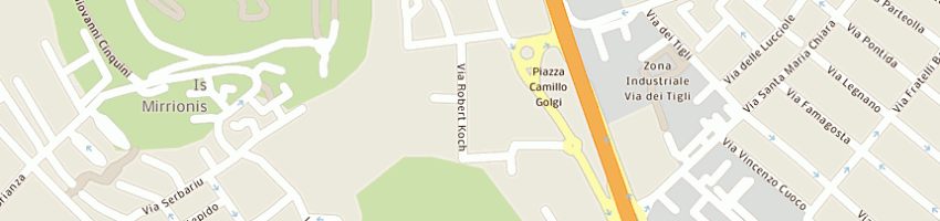 Mappa della impresa deiana italo a CAGLIARI